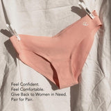 Blush Seamless Briefs 5 for $98
