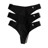 Black Seamless Thongs 3 for $65