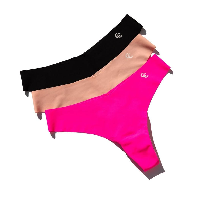 CiCi Pink Seamless Thongs 3 for $65