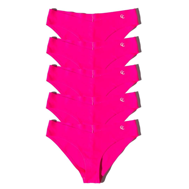 CiCi Pink Seamless Briefs - 5 Pack – Cici Underwear AU