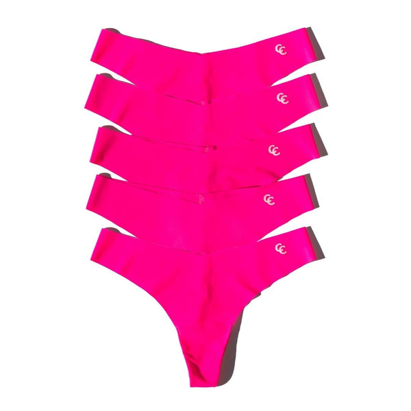 CiCi Pink Seamless Thongs 5 for $98