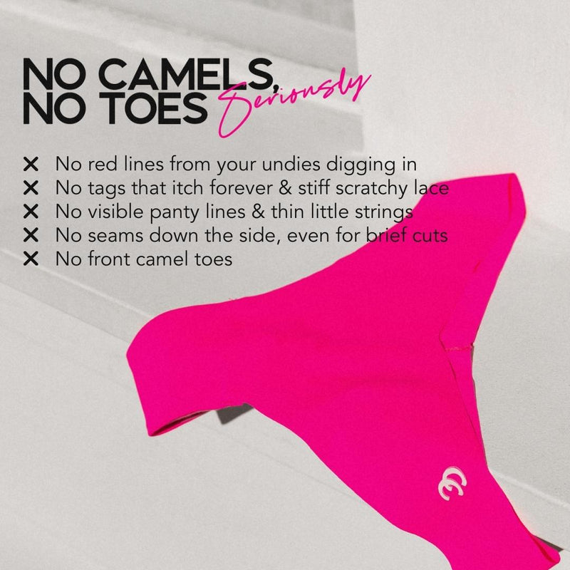 CiCi Pink Seamless Thongs 3-Pack – Cici Underwear AU